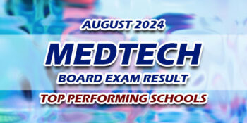 MedTech Board Exam Result August 2024 - TOP PERFORMING SCHOOLS