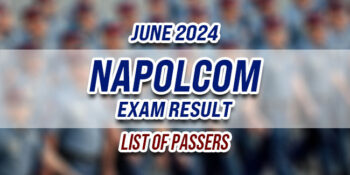NAPOLCOM Exam Result June 2024 LIST OF PASSERS