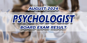Psychologist Board Exam Result August 2024