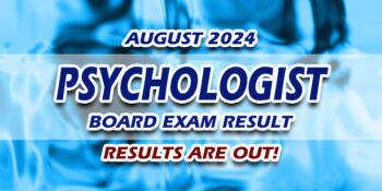 Psychologist Board Exam Result August 2024 JUST RELEASED