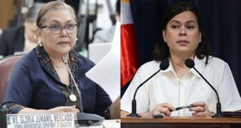 Former DepEd Undersecretary Gloria Mercado, Sara Duterte