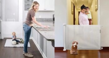 Retractable Child Safety Door