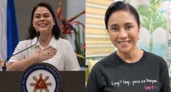 Sara Duterte and Leni Robredo
