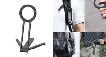 Carabiner-Mounted Phone Tripod