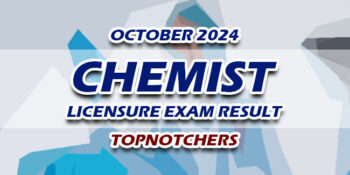 Chemist Licensure Exam Result October 2024 TOPNOTCHERS