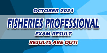 Fisheries Professional Exam Result October 2024 JUST RELEASED