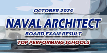 Naval Architect Board Exam Result October 2024 TOP PERFORMING SCHOOLS