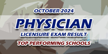 Physician Licensure Exam Result October 2024 TOP PERFORMING SCHOOLS