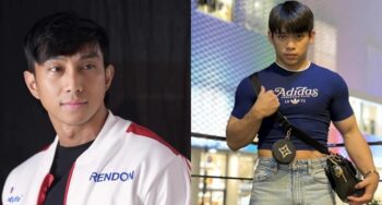 Rendon Labador and Carlos Yulo