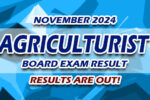 Agriculturist Board Exam Result November 2024 JUST RELEASED