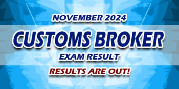 Customs Broker Exam Result November 2024 JUST RELEASED
