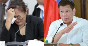 Former PCSO General Manager Royina Garma, Rodrigo Duterte