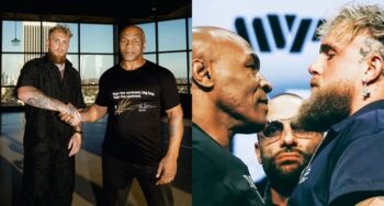 Jake Paul and Mike Tyson