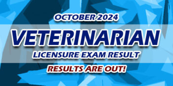 Veterinarian Licensure Exam Result October 2024 JUST RELEASED