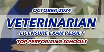 Veterinarian Licensure Exam Result October 2024 TOP PERFORMING SCHOOLS