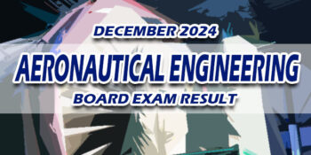 Aeronautical Engineering Board Exam Result December 2024