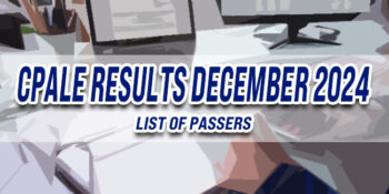CPALE Results December 2024 LIST OF PASSERS