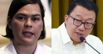 House Panel Chairman Joel Chua, Sara Duterte
