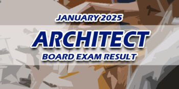 Architect Board Exam Result January 2025
