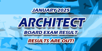 Architect Board Exam Result January 2025 JUST RELEASED