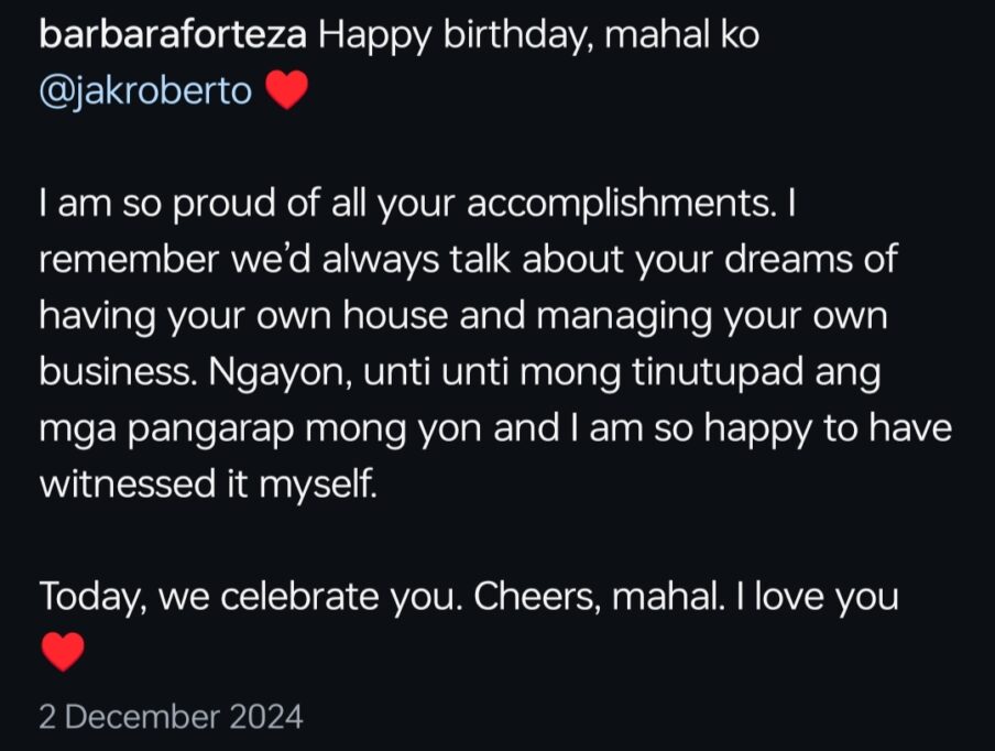 Barbie Forteza Message