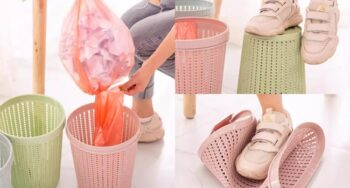 Automatic Garbage Bag Trash Can