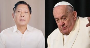 Bongbong Marcos, Pope Francis Condition