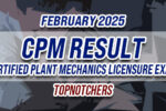 CPM Licensure Exam Result February 2025 TOPNOTCHERS