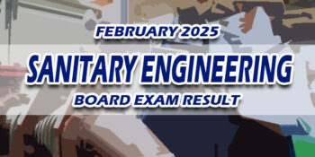 Sanitary Engineering Board Exam Result February 2025