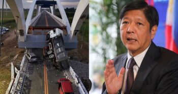 Bongbong Marcos on Isabela Bridge