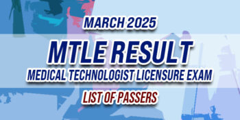 MTLE Result March 2025 LIST OF PASSERS
