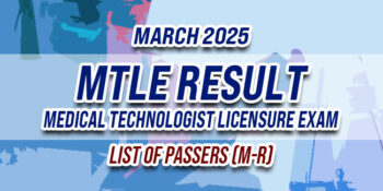 MTLE Result March 2025 LIST OF PASSERS (M-R)