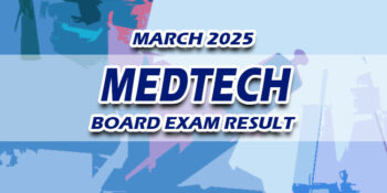 MedTech Board Exam Result March 2025