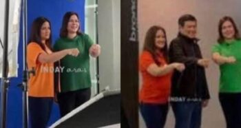 Manny Villar's Daughter Camille and Sara Duterte