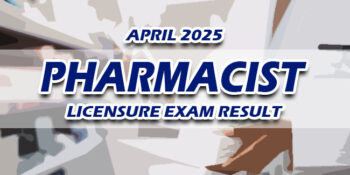 Pharmacist Licensure Exam Result April 2025