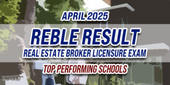 REBLE Result April 2025 TOP PERFORMING SCHOOLS