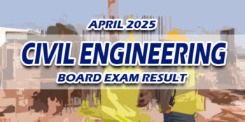 Civil Engineering Board Exam Result April 2025