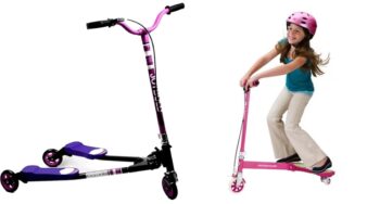 Inclined Caster Scooter