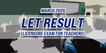 LET Result March 2025