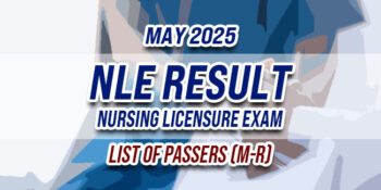 NLE Result May 2025 LIST OF PASSERS (M-R)