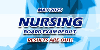 Nursing Board Exam Result May 2025 JUST RELEASED