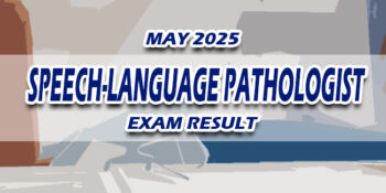Speech-Language Pathologist Exam Result May 2025