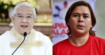 Archbishop Socrates Villegas, Sara Duterte