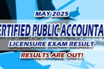 Certified Public Accountant Licensure Exam Result May 2025 JUST RELEASED