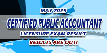 Certified Public Accountant Licensure Exam Result May 2025 JUST RELEASED