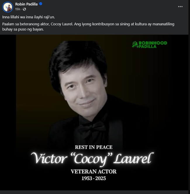 Cocoy Laurel