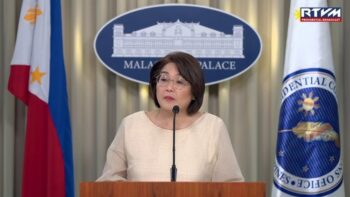 Malacañang Press Officer Claire Castro