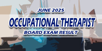 Occupational Therapist Board Exam Result June 2025