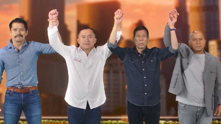 Bato dela Rosa, Bong Go, Robin Padilla