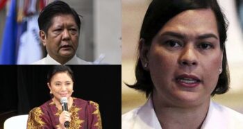 Bongbong Marcos, Leni Robredo, Sara Duterte
